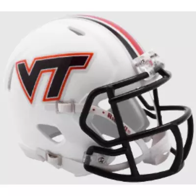 Virginia Tech Hokies NCAA Mini Speed Football Helmet Matte White - NCAA. • $33.99