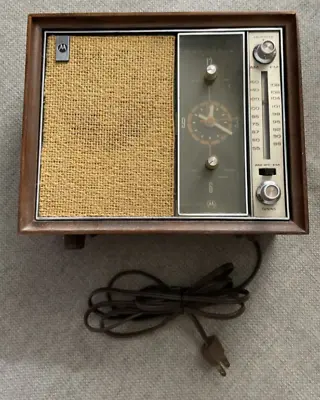Motorola Clock Radio TC23EW Tested Vintage • $29.99