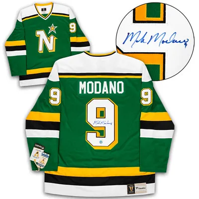 Mike Modano Minnesota North Stars Signed Vintage Fanatics Jersey 5 • $483.99