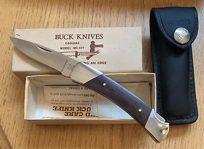 * Vintage Pre Date Code Buck 501 Esquire Knife Never Used In Box    Brt3 • $89.99