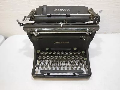 Underwood Elliott Fisher Co. Portable Typewriter • $95