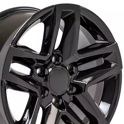 SET(4) 5911 Black 18 Inch Wheels Fits Cadillac GMC Chevy Trail Boss • $780