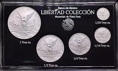 2023 Banco De Mexico Libertad Colección 5 Coin Silver Libertad Set • $199.99