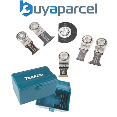 £48.99 • Buy Fein Makita Starlock Saw Blade 6PC Multi Tool Set E-Cut Metal Saw Blade HSS +Box