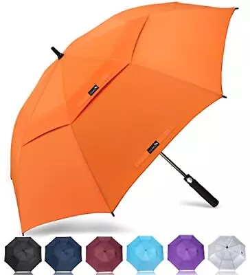 Large Golf Umbrella 68 Inch - Double Canopy Vented Golf Umbrellas For Rain Wi... • $44.08