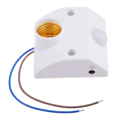 E27 Socket PIR Auto Human Motion Sensor Detector Bulb Light Lamp Base Holder • $11.20