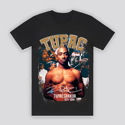 Custom T Shirt Tupac 2pac Makaveli Music Hip Hop R&b Vintage Tee Artist Pop V3 • $39.99