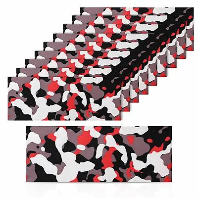 $12.34 • Buy 10pc Spare Felt Camo EVA Pad Squeegee Cover Vinyl Wrap Window Tint Buffer Stripe