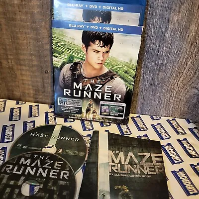 The Maze Runner Blu-ray + DVD With Slipcover & Exclusive Comic Book  • $6.99