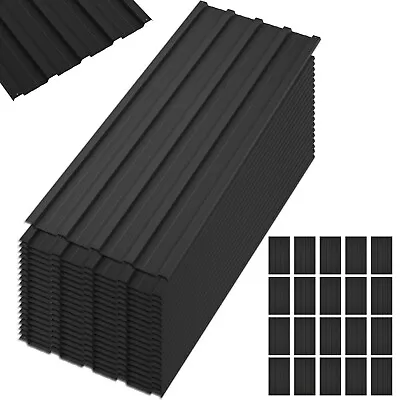20 Pieces Set Roof Panels Galvanized Steel Hardware Roofing Sheets Wall Panels • $159.99