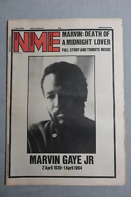 NEW MUSICAL EXPRESS 7th April 1984 ~ Marvin Gaye ~ Cher ~ The Prisoners! • £20