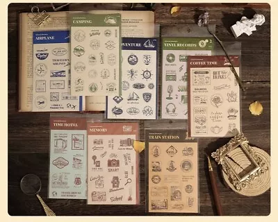 $2.79 • Buy NEW 2pcs Paper Sticker Book Stationery Bullet Journal Japanese Style GIFT Diary