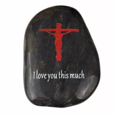 Engraved Inspirational Stones Collection - I Love You This Much Stone • $11.94