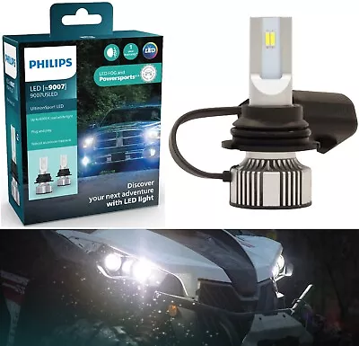 Philips UltinonSport LED White 9007 HB5 Two Bulbs Headlight Dual Beam Upgrade OE • $49.40