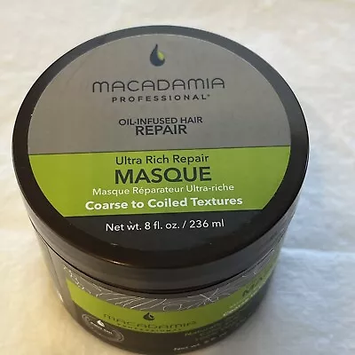 Ultra Rich Repair Masque By Macadamia For Unisex - 8 Oz Masque • $20.99