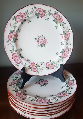 Set Of 7 Minton B783 Davis Collamore & Co LTD 5th Ave & 37th St Luncheon Plates • $79