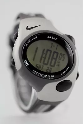 Nike Unisex WG48-4000 Silver Triax 35 Super Multi-Function Watch • $95