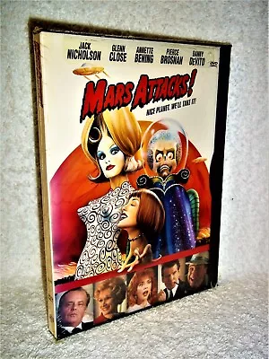 Mars Attacks! (DVD 1997) Jack Nicholson Glenn Close Danny Devito Comedy FP • $17.99