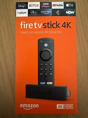 Amazon Fire TV Stick 4K Media Streamer With Alexa Voice Remote (3rd Gen) - Black • £38.99