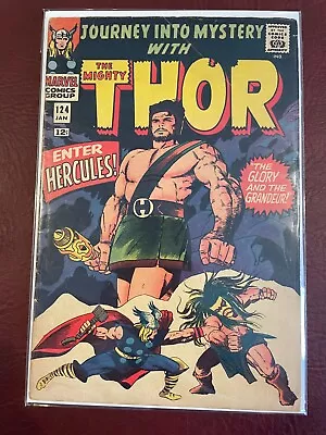 Journey Into Mystery With The Mighty Thor #124 Jan 1966 Marvel • $55