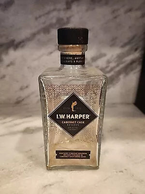 I.W. Harper Cabernet Cask Reserve Straight Bourbon Whiskey Empty Bottle Decanter • $15