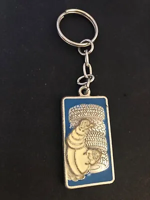 Vintage Advertising Keychain Michelin Tire Tires Bibendum All Metal Bib • $29