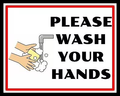 Wash Your Hands Loo Toilet Bathroom Metal Sign Others Listed 2829 • £4.99