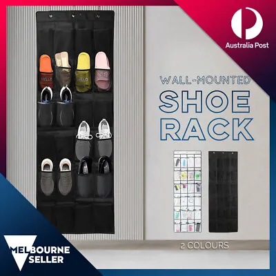 $15.95 • Buy Hanging Shoe Rack Holder Storage Door Over Shelf Organiser Bag Organizer Pockets