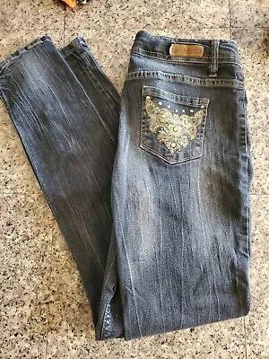 Mudd Girls Jeans Size 16 Rhinestones  RN#55356 • $2.99