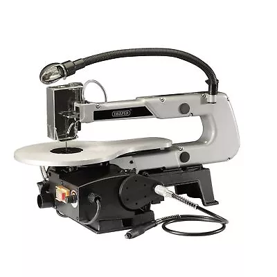 DRAPER Variable Speed Scroll Saw With Flexible Drive Shaft And Worklight 405mm • £243.22