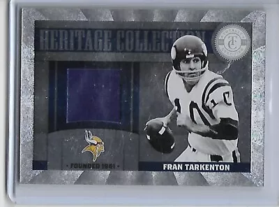 2011 Certified FRAN TARKENTON Game Worn Jersey 109/249 HOF Minnesota Vikings  • $29.99