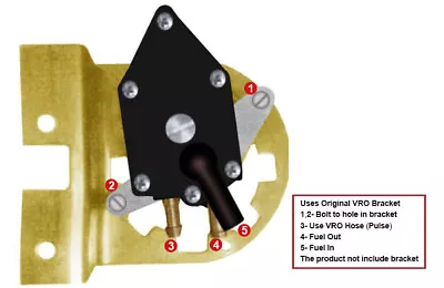 Johnson Evinrude Fuel Pump Replacement Kit 3 CYL 60 70 All VRO Quipped Models • $24.50