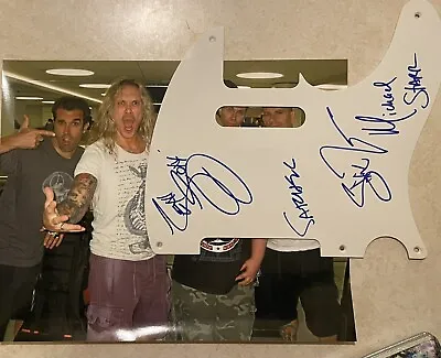 Steel Panther Signed Guitar Pickguard Original Group Ratt Kiss Poison • $180
