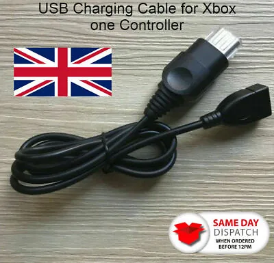 Replacement Original Xbox Console Controller To USB Converter Adapter Cable Cord • £4.99