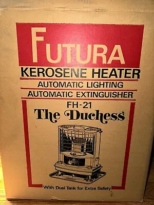  The DUTCHESS  By Futura FH-21 Vintage Kerosene Heater Automatic Lighting BNOB • $324.95
