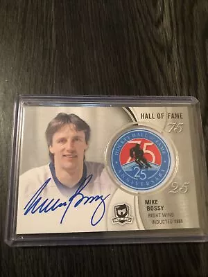 18-19 UD The Cup Hall Of Fame Mike Bossy 25th Anniversary Auto • $126.74