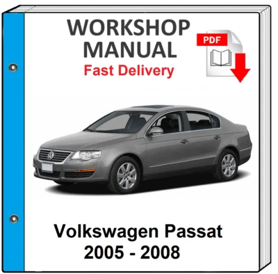 $8.49 • Buy Volkswagen Vw Passat 2005 2006 2007 2008 Service Repair Workshop Manual