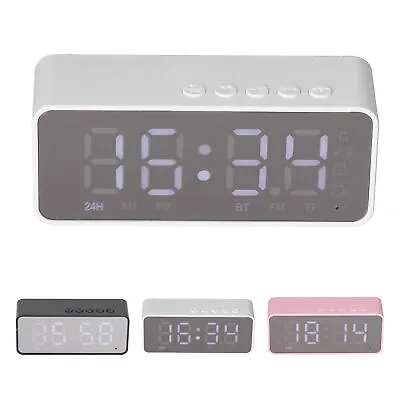 G50 Multifunctional Alarm Clock Speaker Wireless 5.0 MP3 Player GF0 • £12.90
