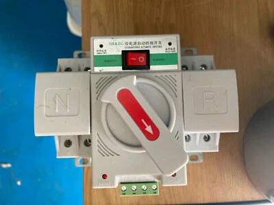 £15 • Buy Transfer Switch, Mini Dual Power Switch Automatic Circuit Breaker Dual