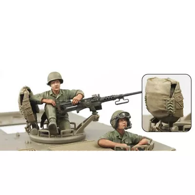 1:35 Resin ARVN M113 Crew Vietnam War 2 Fig With Flak Vest Unpainted Unassembled • $14.24