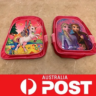 $24.50 • Buy Quality 3D Large School Bag Girls Backpack Pink Unicorns Or Elsa Anna, AU Stock