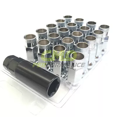 20 Pcs Open End Lug Nuts Chrome 1/2 X20 Wheel Nut |Fits Ford With 1/2  Thread • $24.95