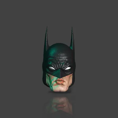 Batman Batmetal 1:18 Scale Custom Unpainted Head 3.75  Action Figure • $6.90