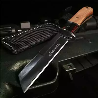 New Portable Outdoor Hunting Survival Hiking Edc Pocket Camping Straight Knife • $9.89