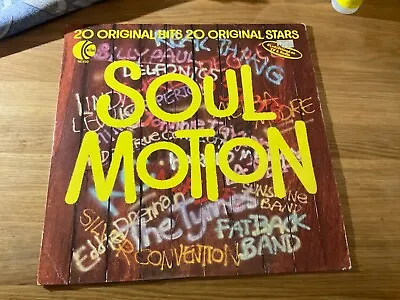 Soul Motion Album Vinyl LP Record 20 Original Stars 1976 K-Tel NE930 Free Post • £6.50