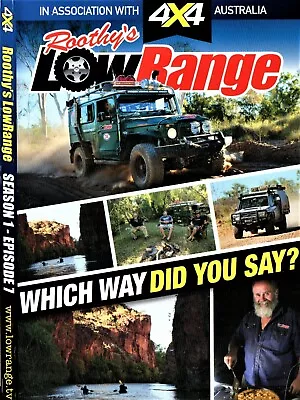 Roothy's LOW RANGE Which Way Did You Say? - Season 1 Ep. 7 DVD 4WD  TV SERIES R0 • $12.50