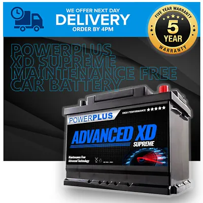 £57.95 • Buy PowerPlus 012XD Car Battery 12v 54Ah - 5yr Warranty