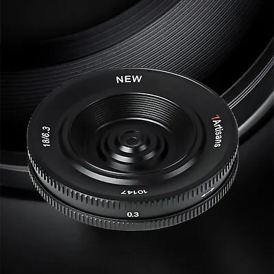 Fits For Sony Fujifilm M43 Nikon Z 7Artisans 18mm F6.3 II Ultra-thin APS-C Lens • $40.37