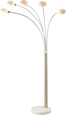 £137.19 • Buy Bow Standing Lamp ↥2150 Mm | Dimmable | Gold | Brass | Stand Lamp