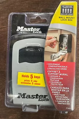 Master Lock 5401D Lock Box 3-1/4in (83mm) Wide Set Your Own Comb 5 Key Capacity • $51.99